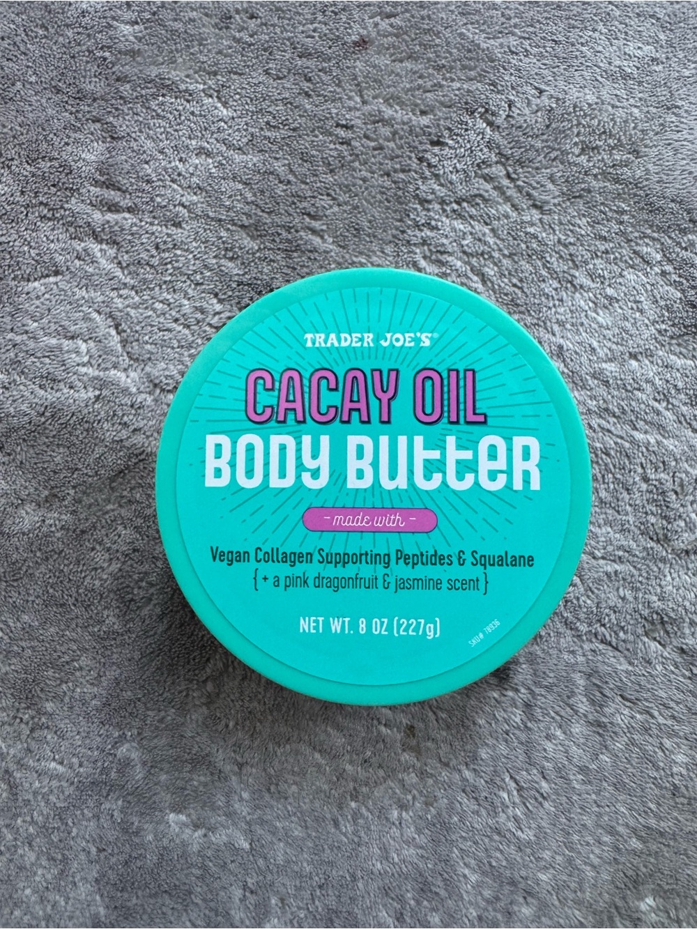 Trader Joe's Cacay Oil Body Butter - Turquoise